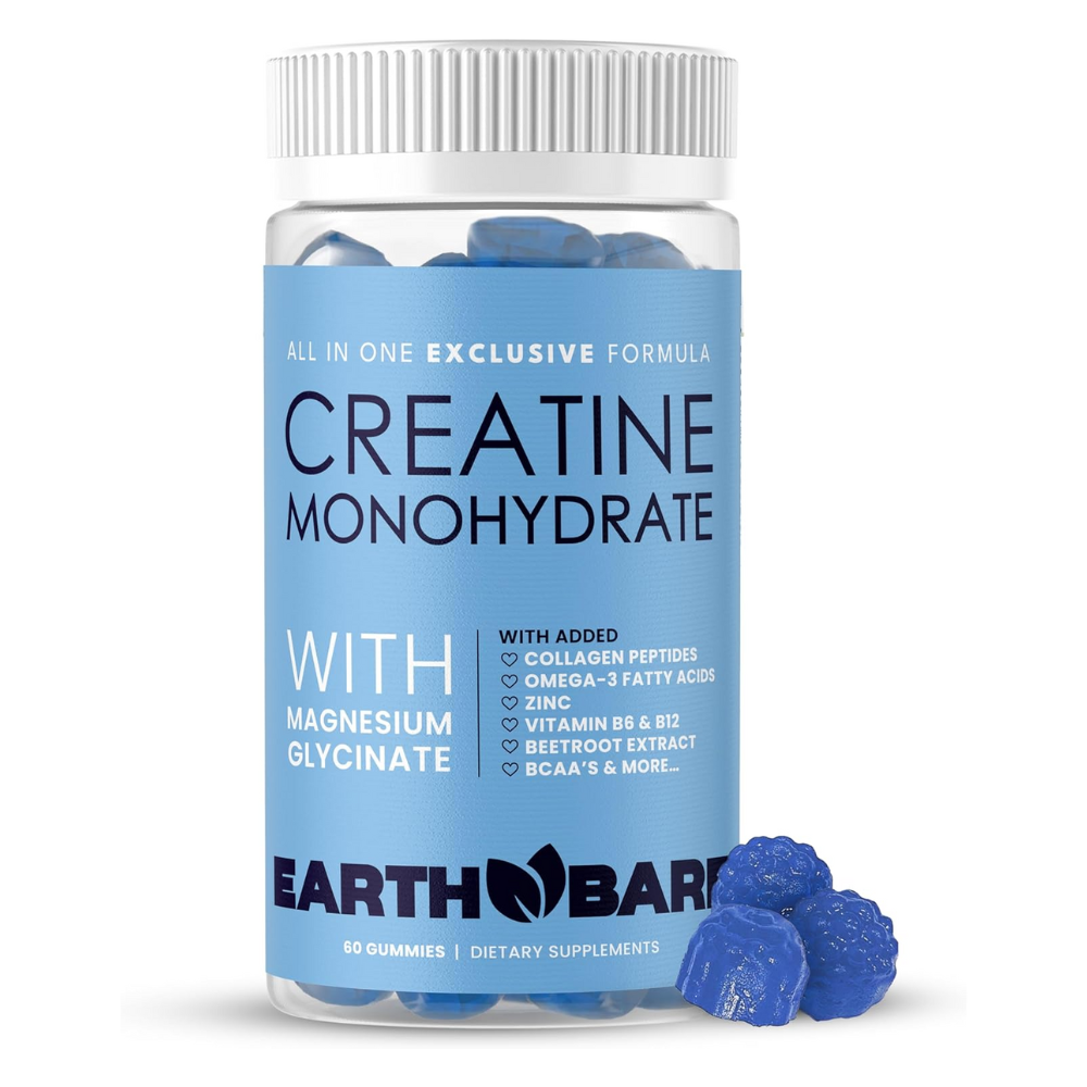 Creatine Monohydrate and Magnesium Gummies for Adults