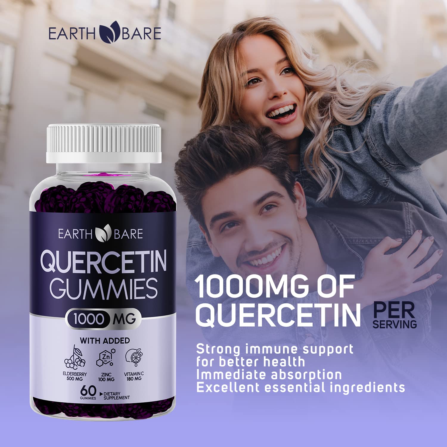 Quercetin Immune Support Max Strength Gummies