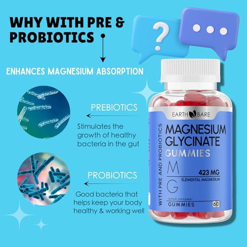 Magnesium Glycinate Gummies with Pre & Probiotics