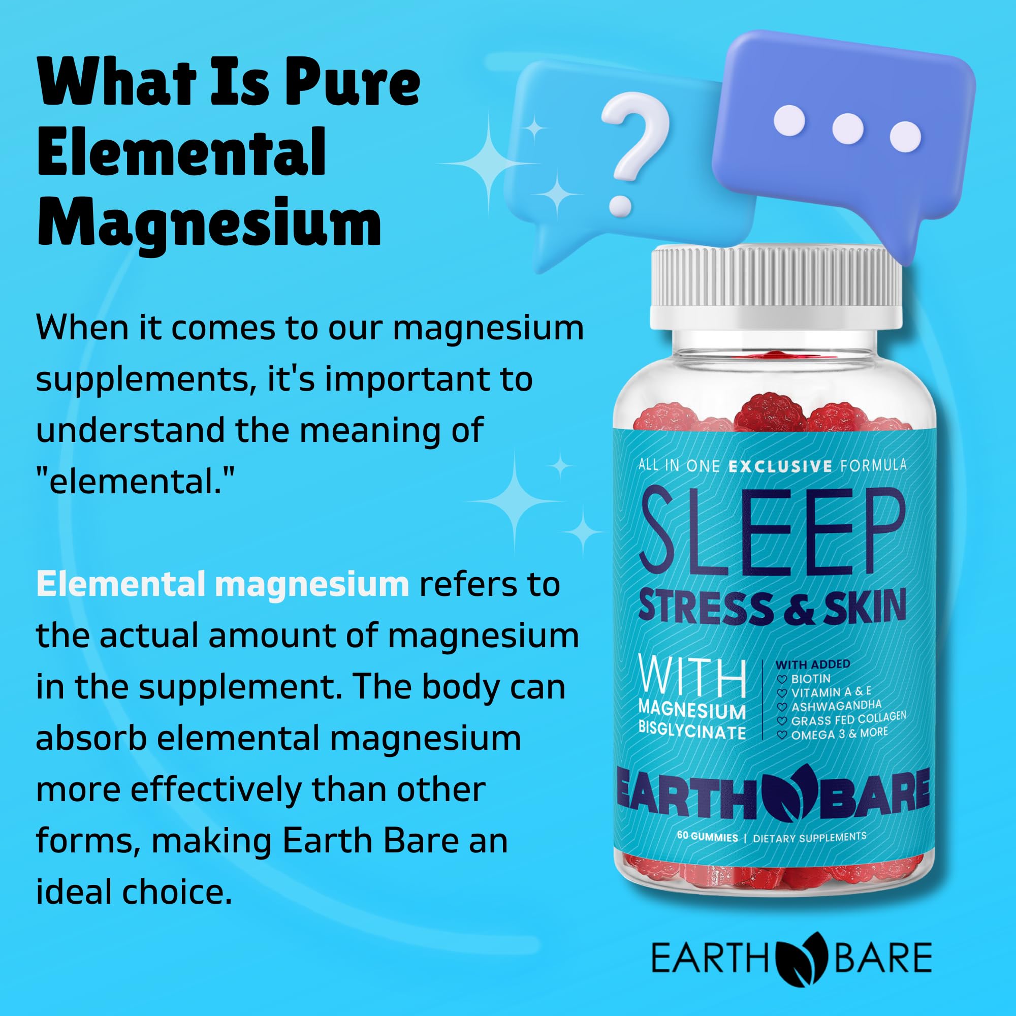 Stress, skin, sleep gummies